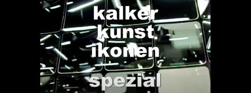 Kalker Kunst Ikonen 2 - Videostill von Hartmut "Ernesto" Ernst.